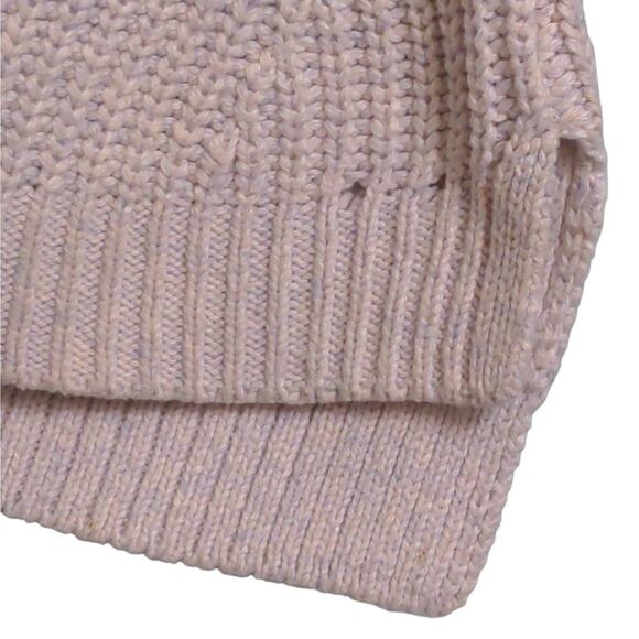 Comptoir Des Cotonniers Womens Pullover Sweater Beige Long Sleeve Wool Blend M - Picture 3 of 7